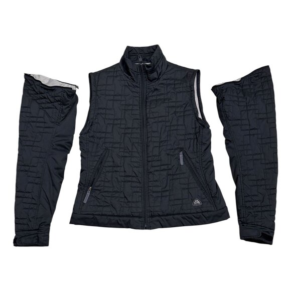 NIKE ACG Convertible VINTAGE Y2K Zip-Off Sleeves Puffer Jacket Womens XS - Picture 2 of 6